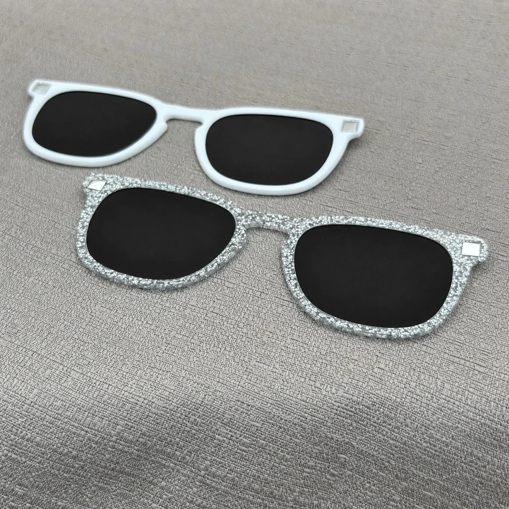 Pair Eyewear Magnetic Top Frames Bundle 4pk Pink Mirror Glitter Camo Leopard